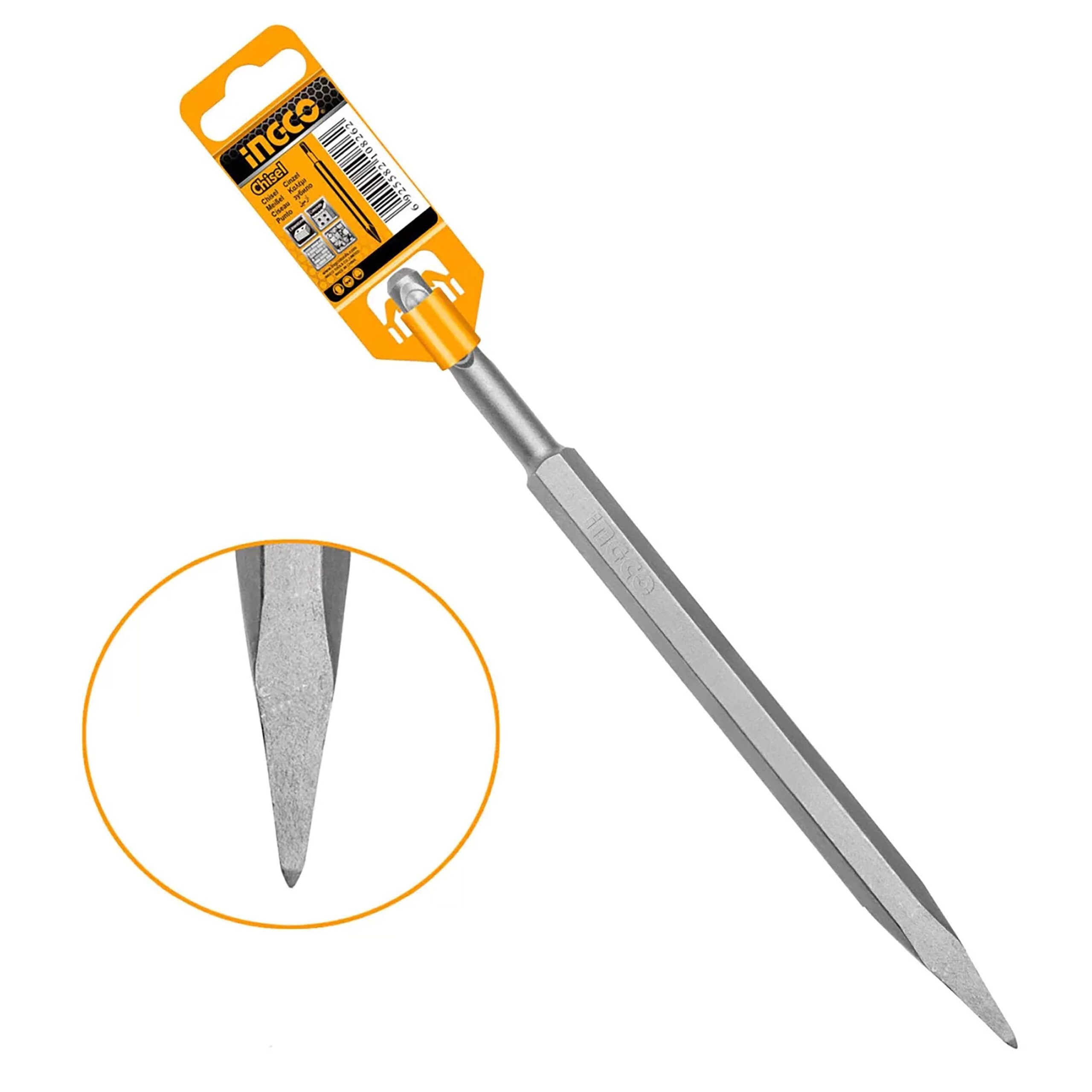 Ingco SDS MAX Chisel 18x400mm Flat - DBC0224001 | Pointed - DBC0214001 SOLD PER PIECE - Image 2