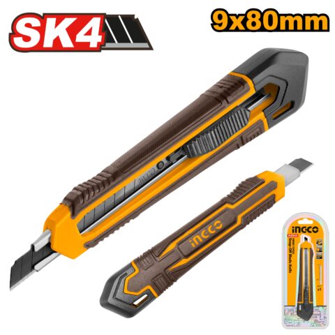 Snap Off Blade Cutter Knife (Blade Size: 9mm x 80mm) HKNS110925 ING-HT