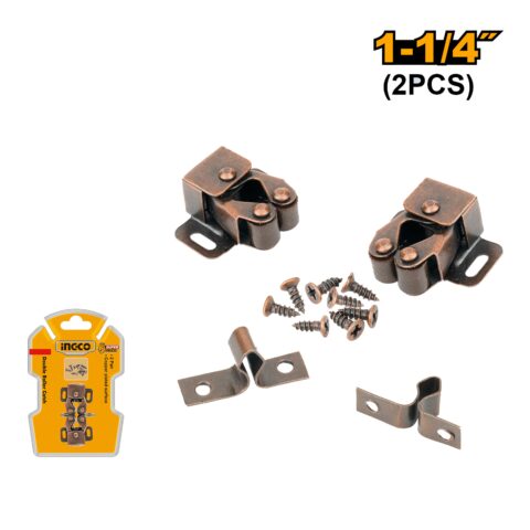 2PCS/Set Double Roller Catch Size: 1-1/4in Thickness: 0.6mm HRA2304 ING-AC