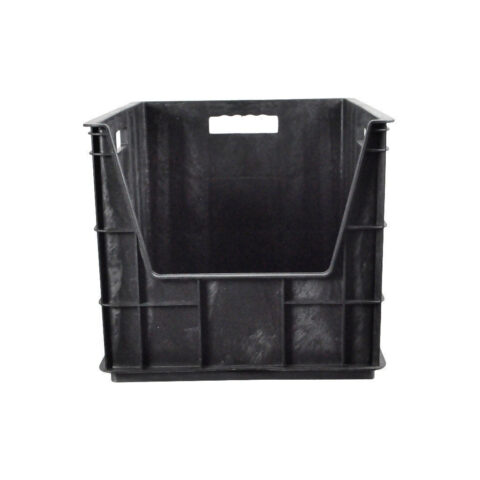 Plastic Crates for Easy Transport and Storage (Black) CRATE-BLK ING-TS
