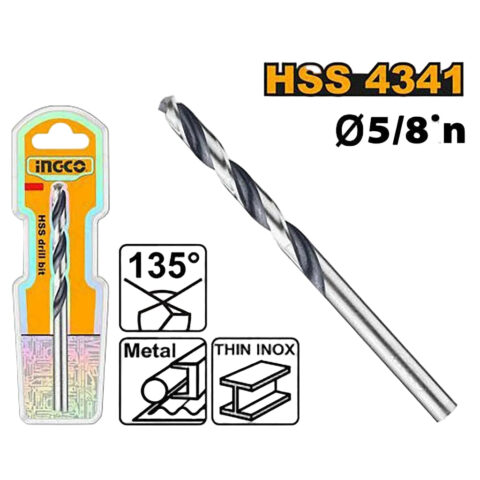 1PC/Set 4341 Hss Drill Bit 5/8inches DBT1200584 ING-AC