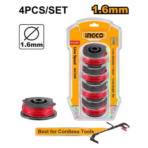4PCS/Set 1.6mm x 5m Twist Line Spool Grass Trimmer ALS1602 ING-AC