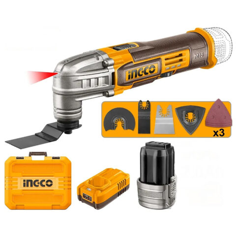 16V/M16 Lithium-Ion Cordless Multi-Tool w/ 2pcs 2.0Ah Battery Pack CMLI16222 ING-CT
