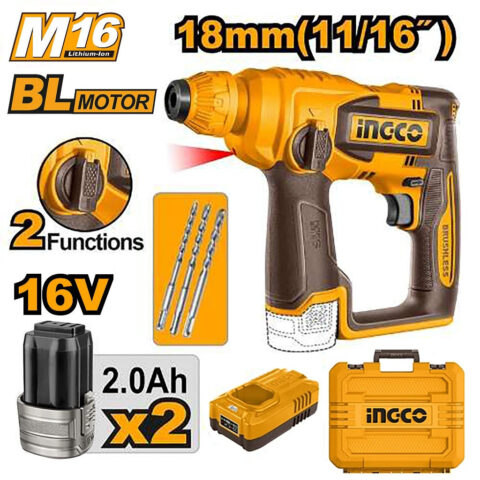 16V/M16 Lithium-Ion Cordless Rotary Hammer CRHLI16168 ING-CT