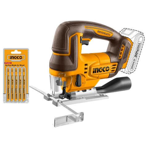 P20S20V Lithium-Ion Brushless Motor Cordless Jig Saw w/ 5pcs Blade CJSLI1008 ING-CT