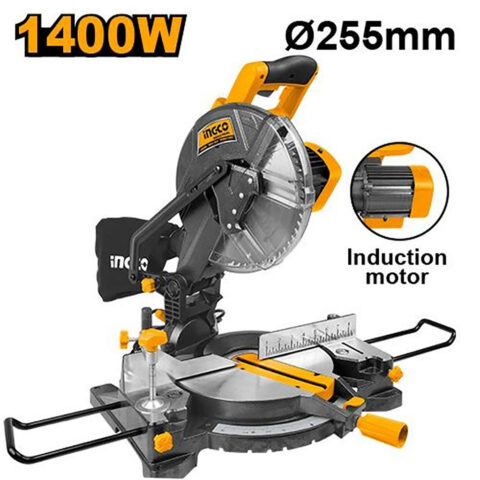 Ingco 255mm(10inch) x 25.4mm Miter Saw Mitre Saw 1400W PBMIS14002 ING-PT