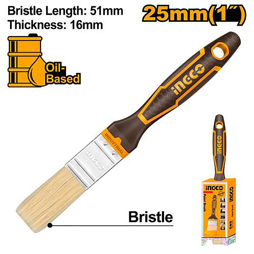 High Quality Bristles Paint Brush For Oil-Based Paint (1inch-3inch) ING-HT