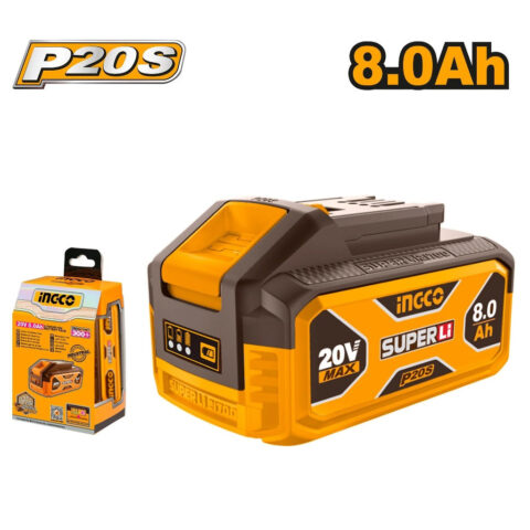 P20S/20V 8.0Ah Lithium-Ion Battery Pack for Cordless Power Tool FBLI2108 ING-HT