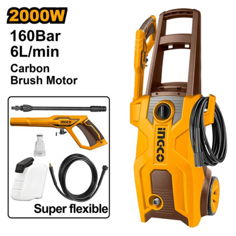 Ingco High Pressure Washer (160Bar (2320PSI)/2000W) HPWR20018P ING-PT