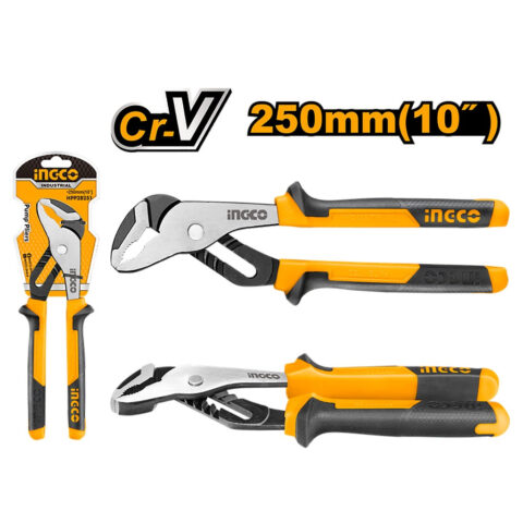 Ingco  10inch/250mm Insulated Glossy Black, Polish Pump Pliers CR-V Steel HPP28251 ING-HT