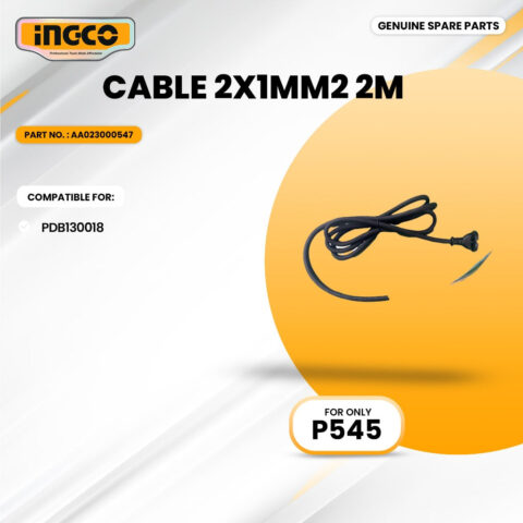 INGCO AA023000547 Cable 2X1M m2 2M