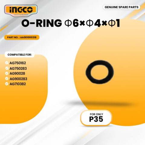 INGCO AA001000318 O-Ring ?6×?4×?1