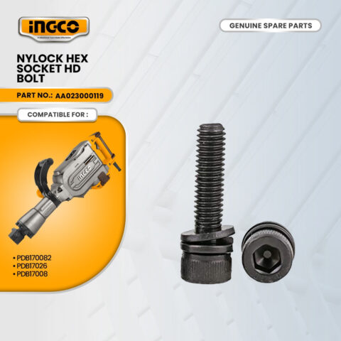 INGCO AA023000119 Nylock Hex Socket HD Bolt