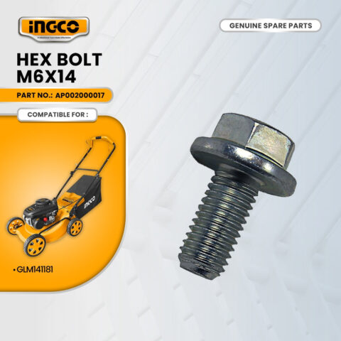 INGCO AP002000017 Hex bolt M6X14