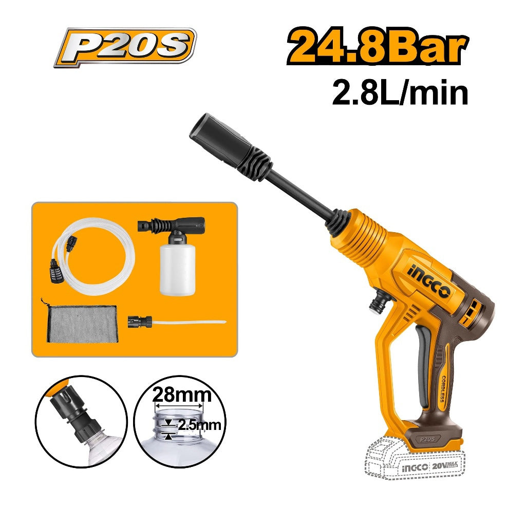 Ingco P20S/20V 3PCS Combo Kit (APLI2018/CIWLI20501/PWLI2036) COSLI250184 ING-CT - Image 3