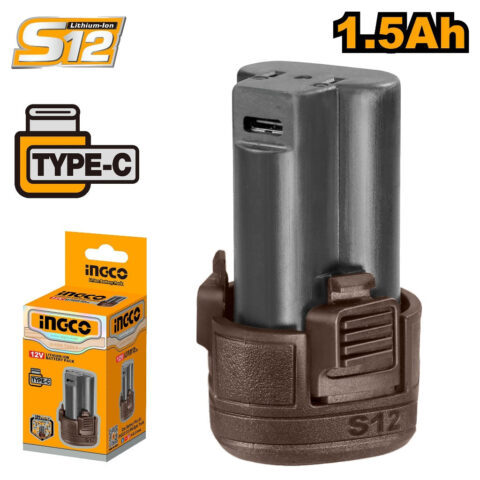 S12 Lithium-Ion Battery Pack 12V 1.5Ah  FBLI12152/FBLI12153 ING-AC