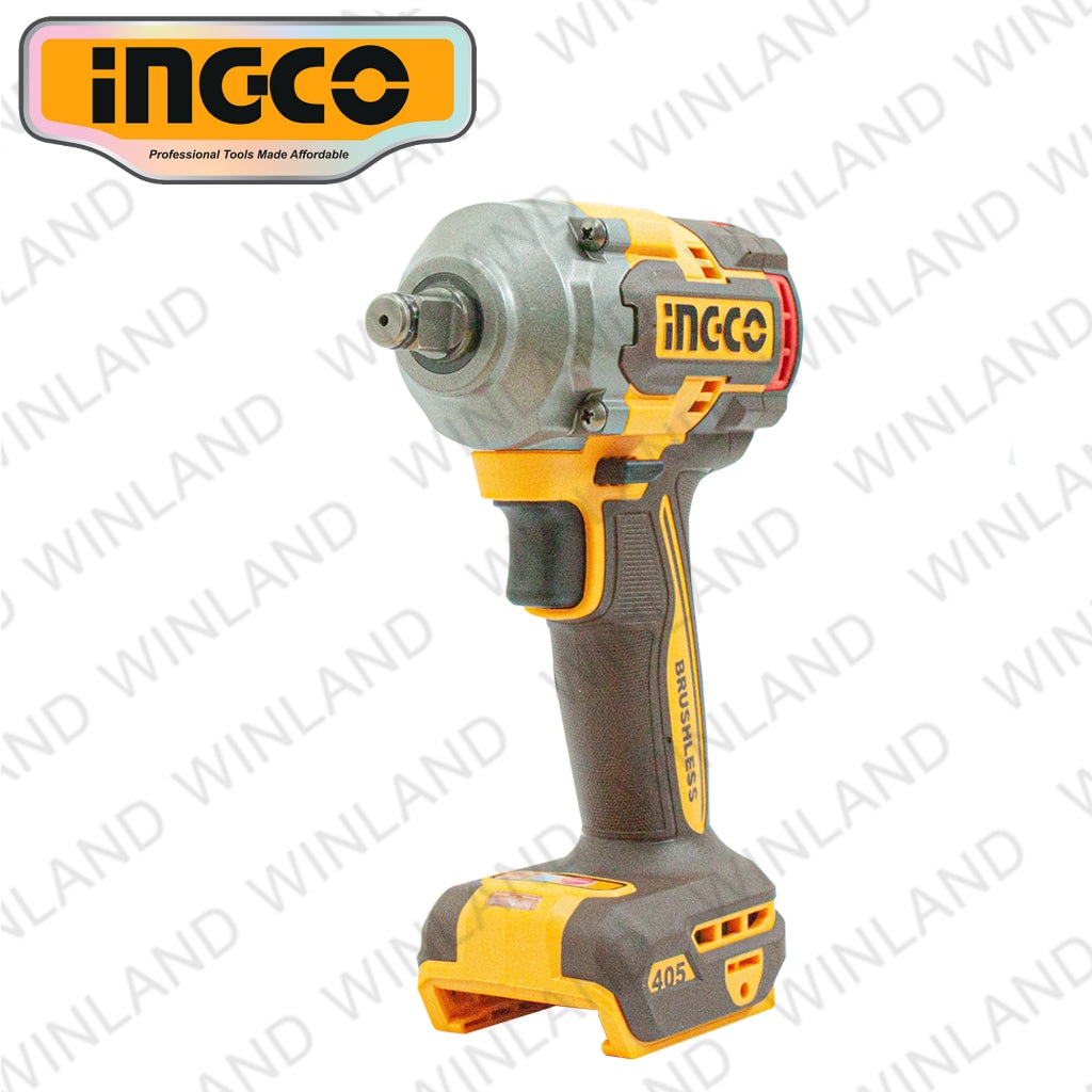 Ingco P20S 20V Brushless Cordless Impact Wrench 405Nm Lithium-Ion-CIWLI20451 ING-CT - Image 2