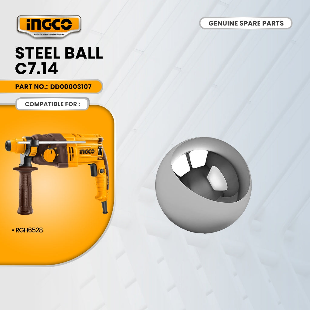 INGCO DD00003107 Model Selector Knob Steel Ball C7.14