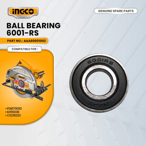 Spare Part INGCO A1016001000 Ball Bearing 6001-RS