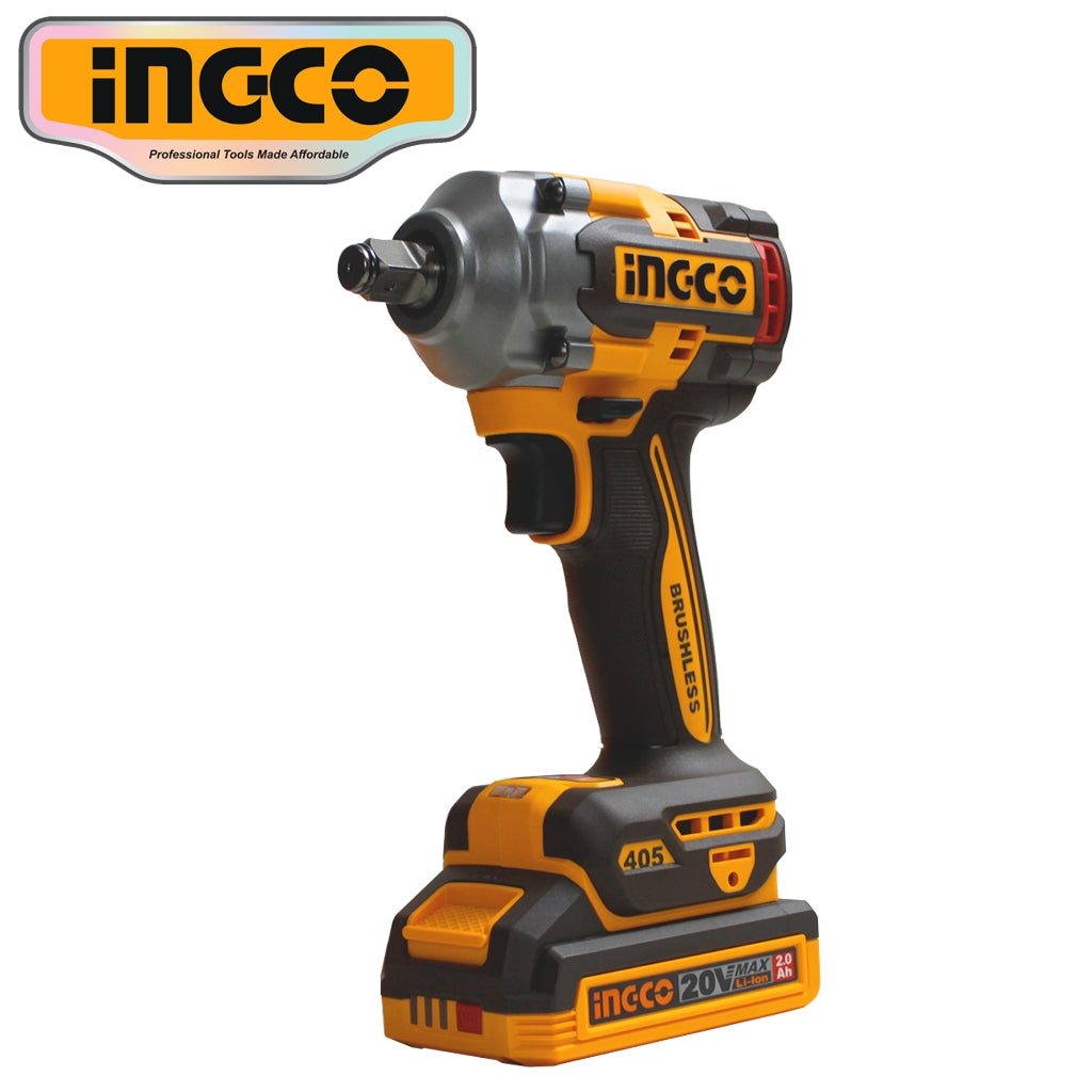 Ingco P20S/20V Lithium-ion Brushless AI Impact Wrench 1/2" 405N.m ING- CT - Image 3