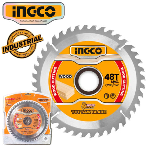 Ingco TCT Circular Saw Blade 8-1/4 W/210mm(8-1/4in.) 16mm and 25.4mm ING-HT