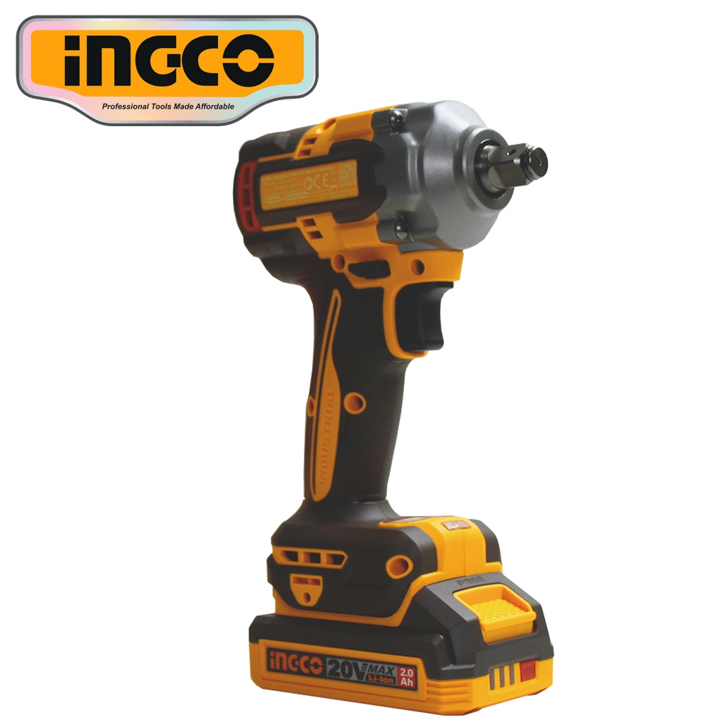 Ingco P20S/20V Lithium-ion Brushless AI Impact Wrench 1/2" 405N.m ING- CT - Image 5
